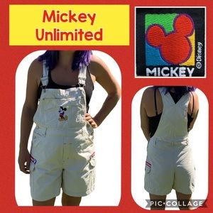 SOLD🎈Mickey Mouse Unlimited Disney short Overall
